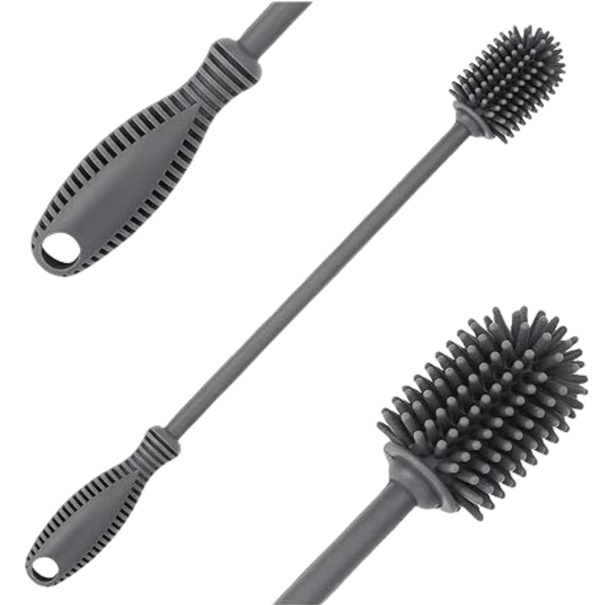 Escova de Silicone Multiuso para Garrafas, Mamadeiras e Copos - Original