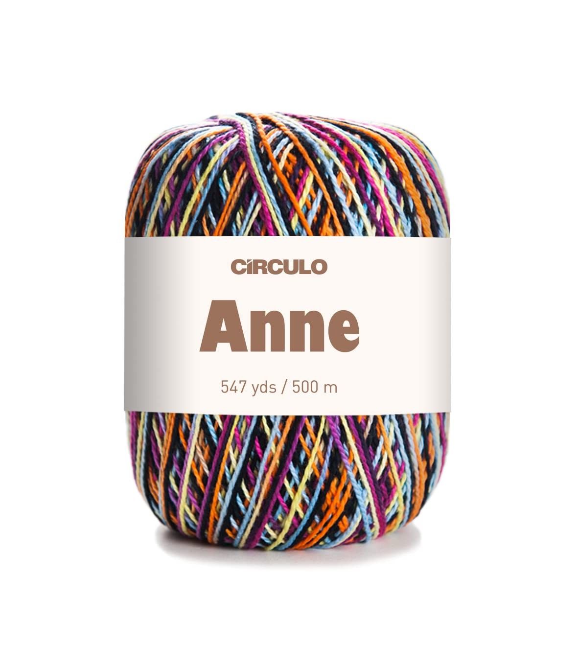 Anne Yarn por Círculo – Fio de Algodão Mercerizado 100% Brasileiro para Crochê e Tricô