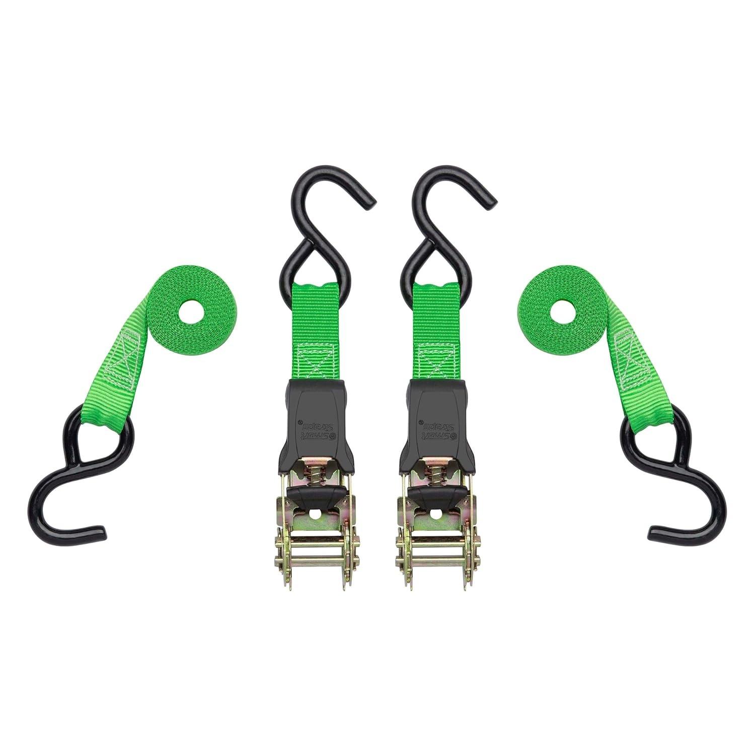 SmartStraps Correias de Catraca Acolchoadas 1.8m - Segurança e Durabilidade para Cargas