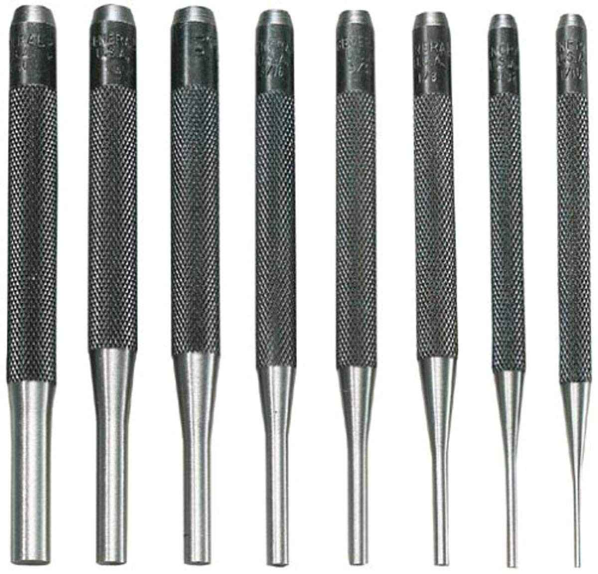 Conjunto de 8 Furadores de Pino General Tools SPC75: Precisão e Durabilidade para Seus Projetos