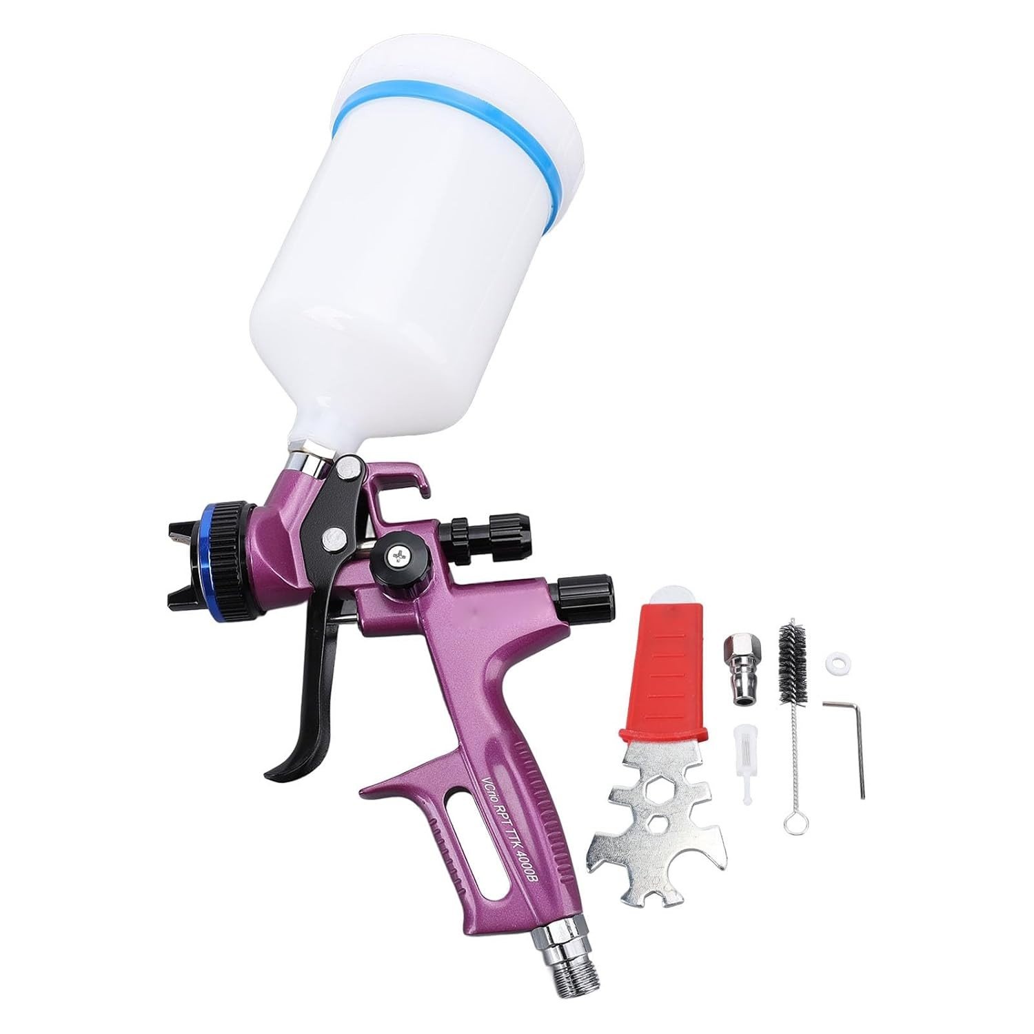 Pistola de Pulverização HVLP Profissional 1,3mm - 600ml | Aplicação Uniforme e Eficiente para Pintura Automotiva e Industrial
