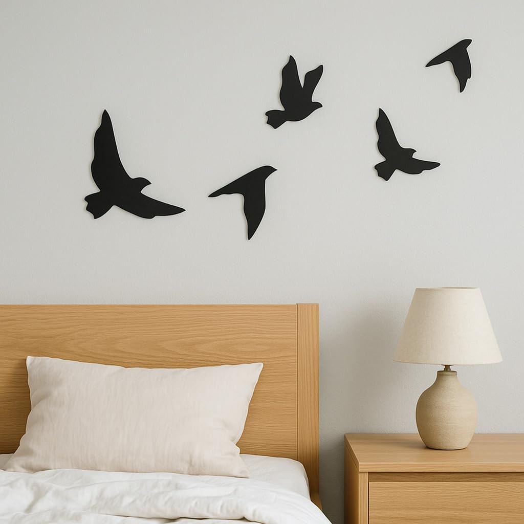 e-decorativo-de-a-conjunto-mdf-para-escritorio-preto-em-design-passaros-moderno-quarto-sala-a