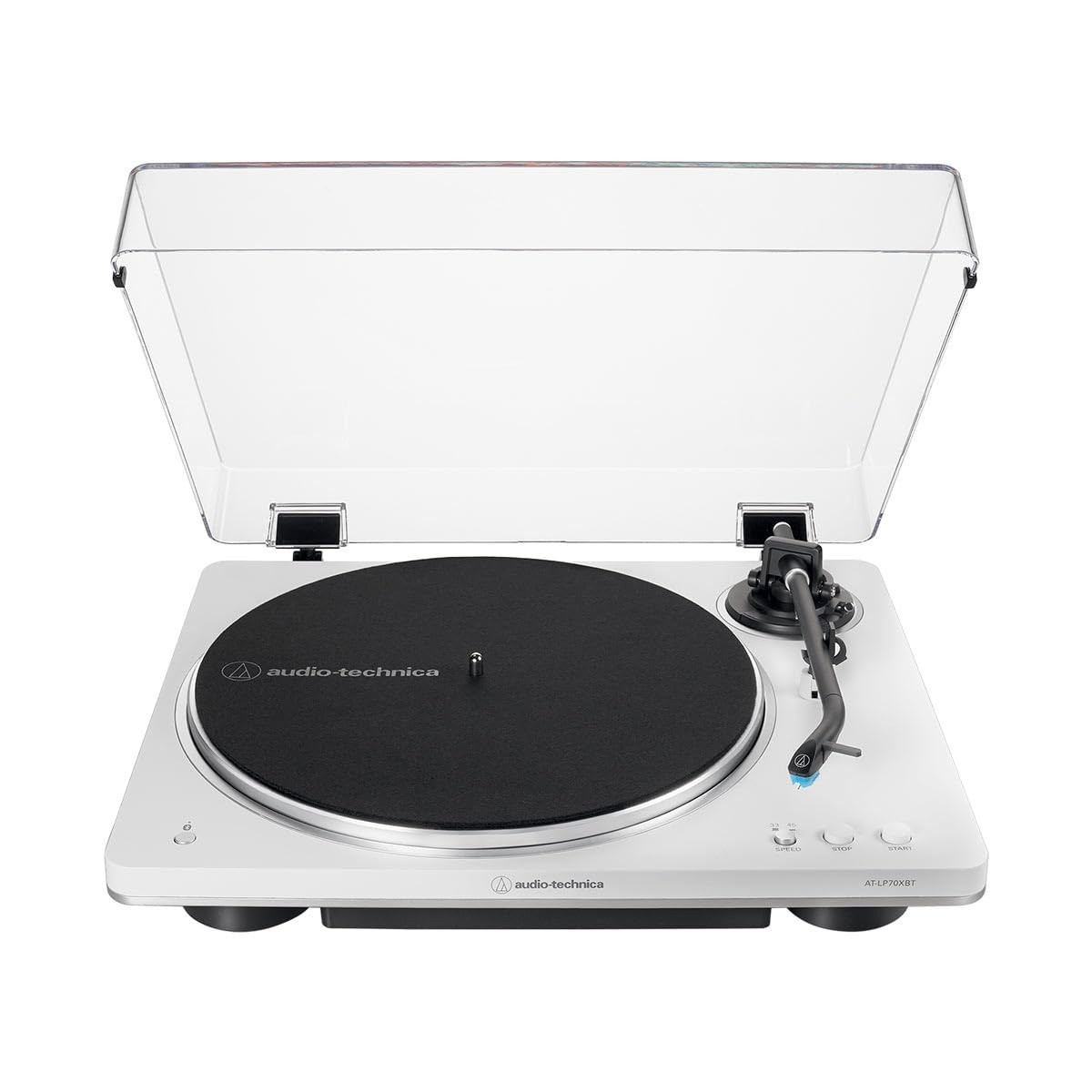 Toca-Discos Audio-Technica AT-LP70XBT-WS: Som Sem Fio e Design Moderno