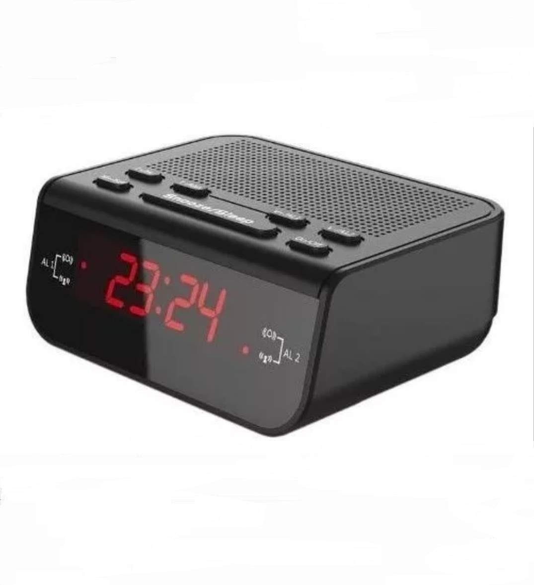 Rádio Relógio Portátil: Desperte com Música e Estilo!
