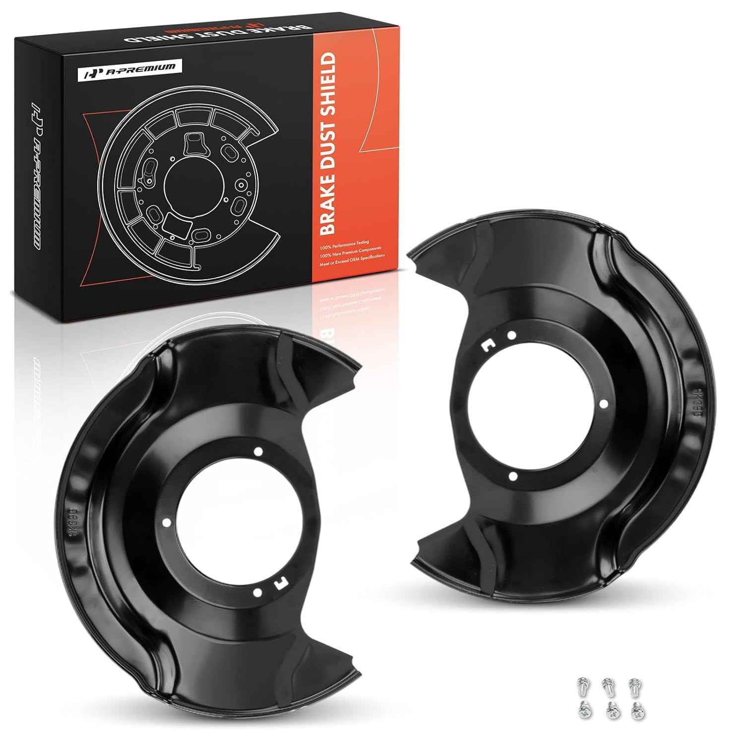 Protetor de Poeira Freio Dianteiro A-Premium para Honda Pilot e Acura MDX | Kit 2 Peças