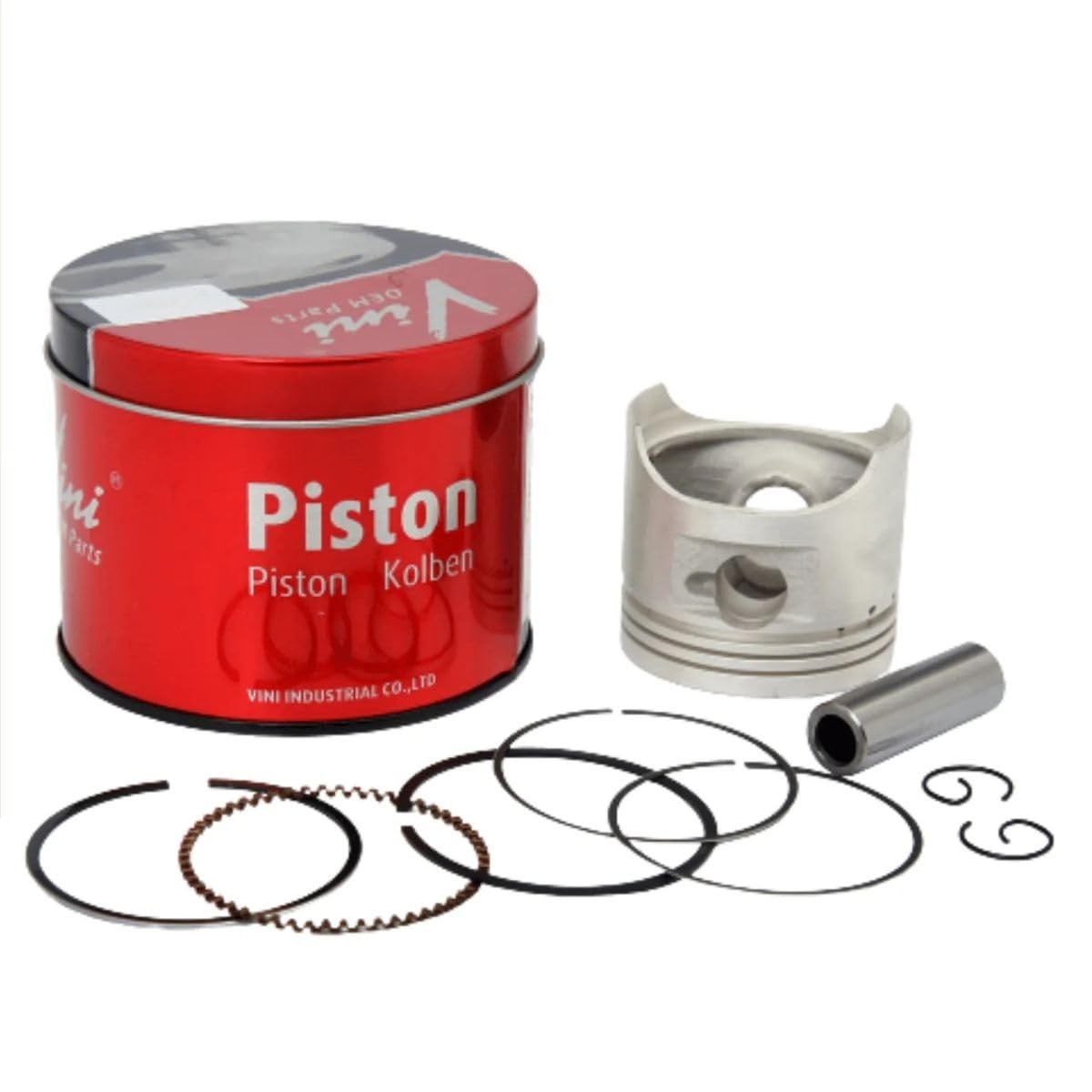 Kit Pistão e Anéis Vini 0,25mm para Honda CG Titan Fan 150 (2004-2015) - Desempenho e Durabilidade