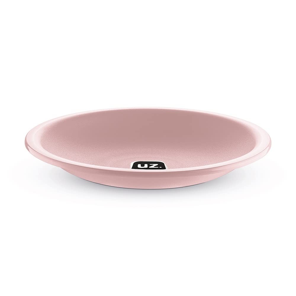 Prato Premium Rosa para Lanches - Sólido, Seguro e Elegante
