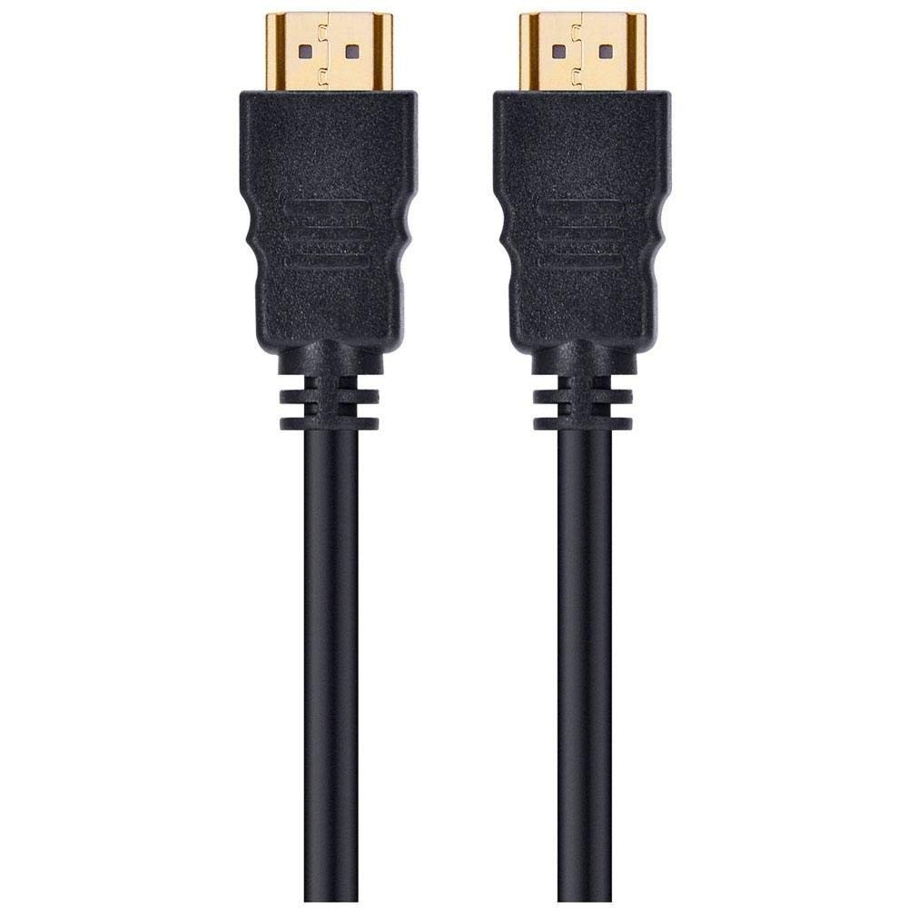 Cabo HDMI 1.4 3 Metros Dourado: Imagem e Som em Alta Definição para Sua TV, PC e Console