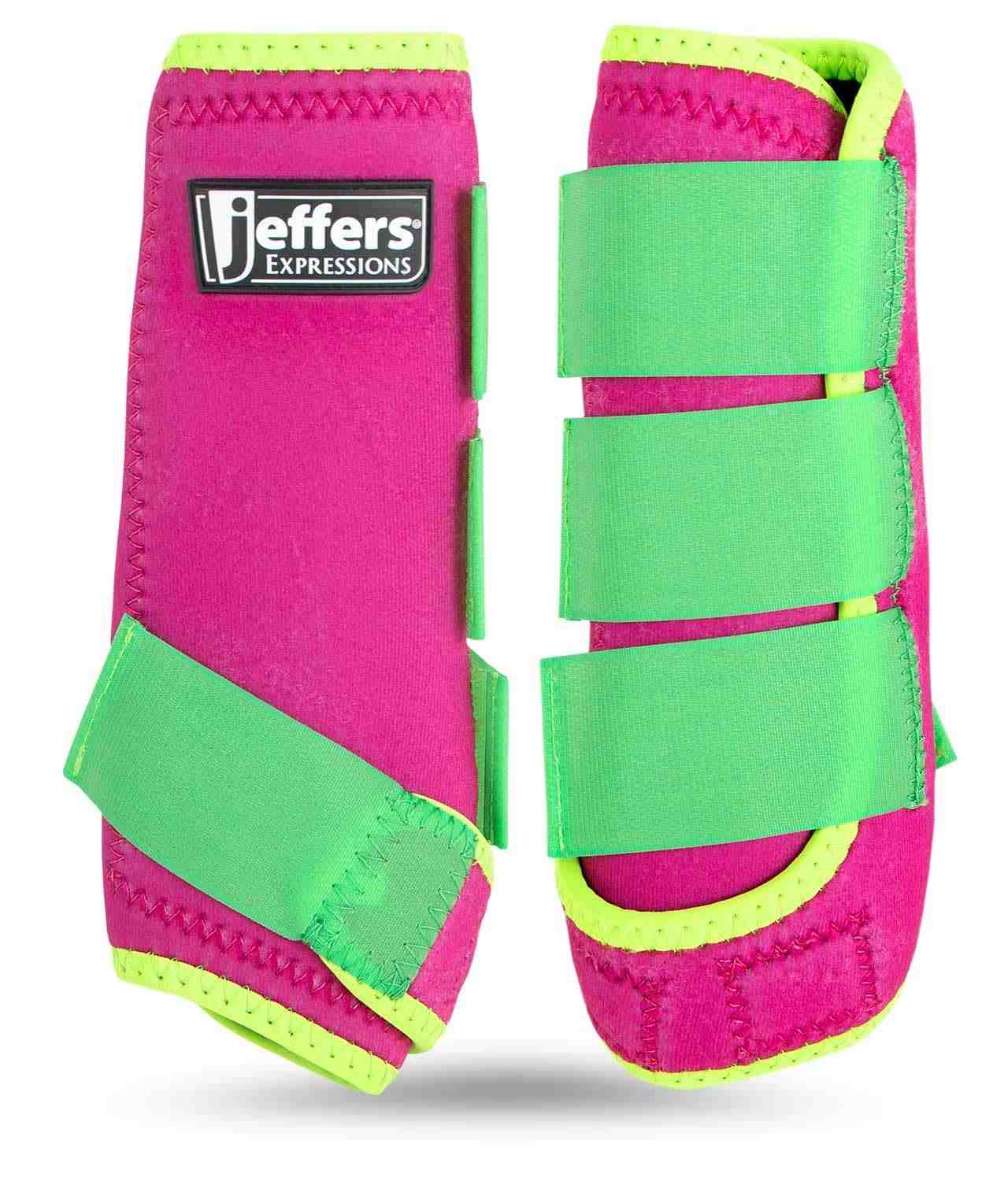 Jeffers Expression Botas de Cavalo Neon: Proteção e Estilo para Seu Equino