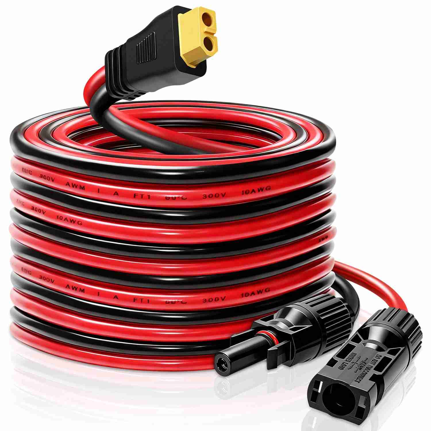 Conector XT60 WFPOWER 10AWG: Conexão Segura e Eficiente para Painéis Solares e Estações de Energia
