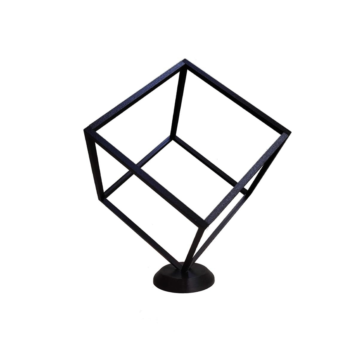 Cubo Geométrico Decorativo Quadrado - Enfeite Moderno para Mesa e Estante
