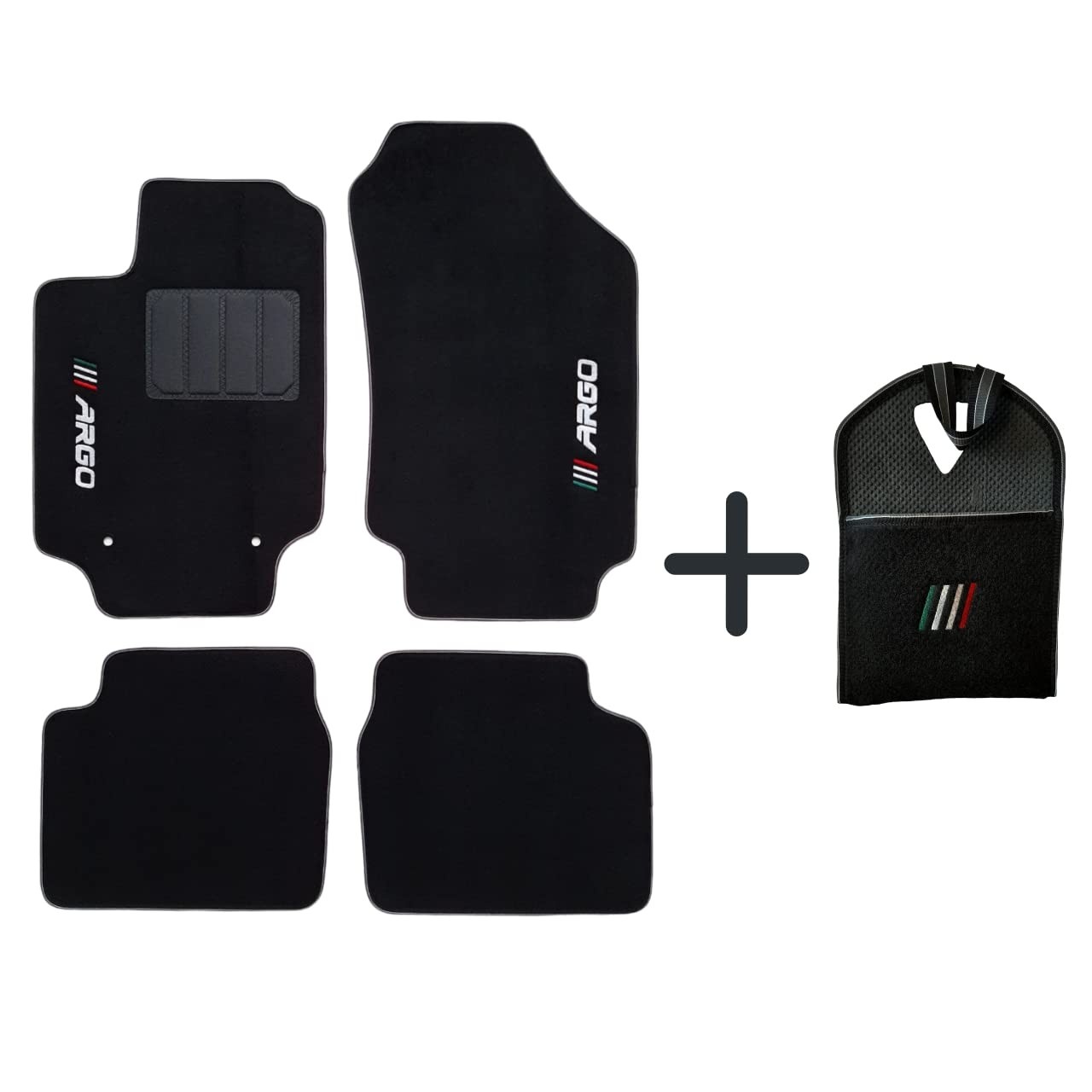 Kit Tapete Carpete Fiat Argo 2021-2023 + Lixeira Premium - Proteção e Estilo