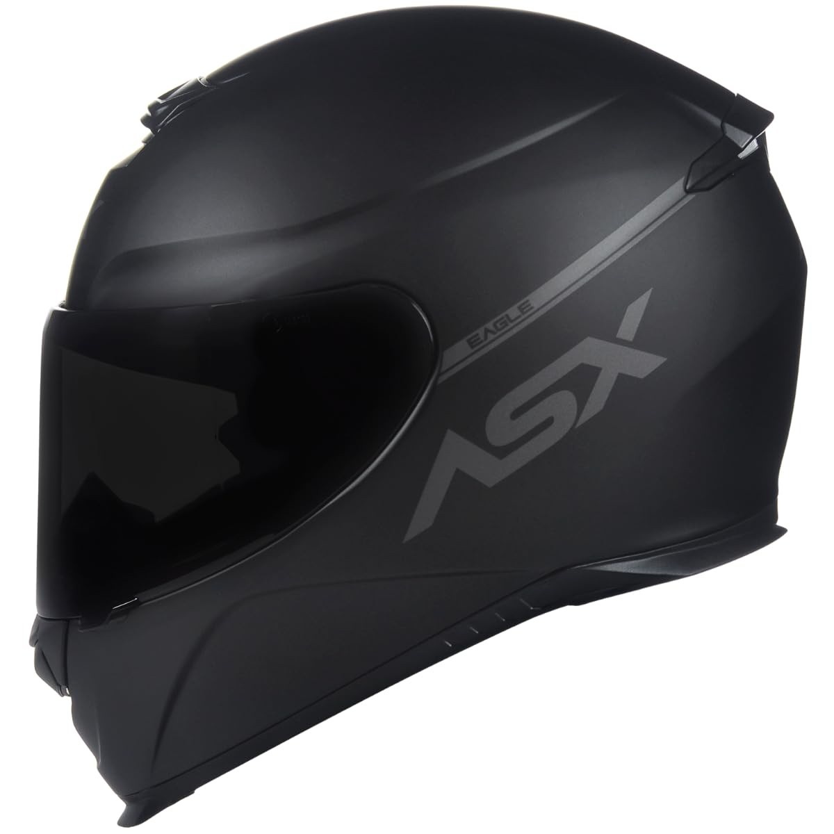 Capacete Masculino ASX Eagle Solid Fosco: Segurança e Estilo para Sua Pilotagem