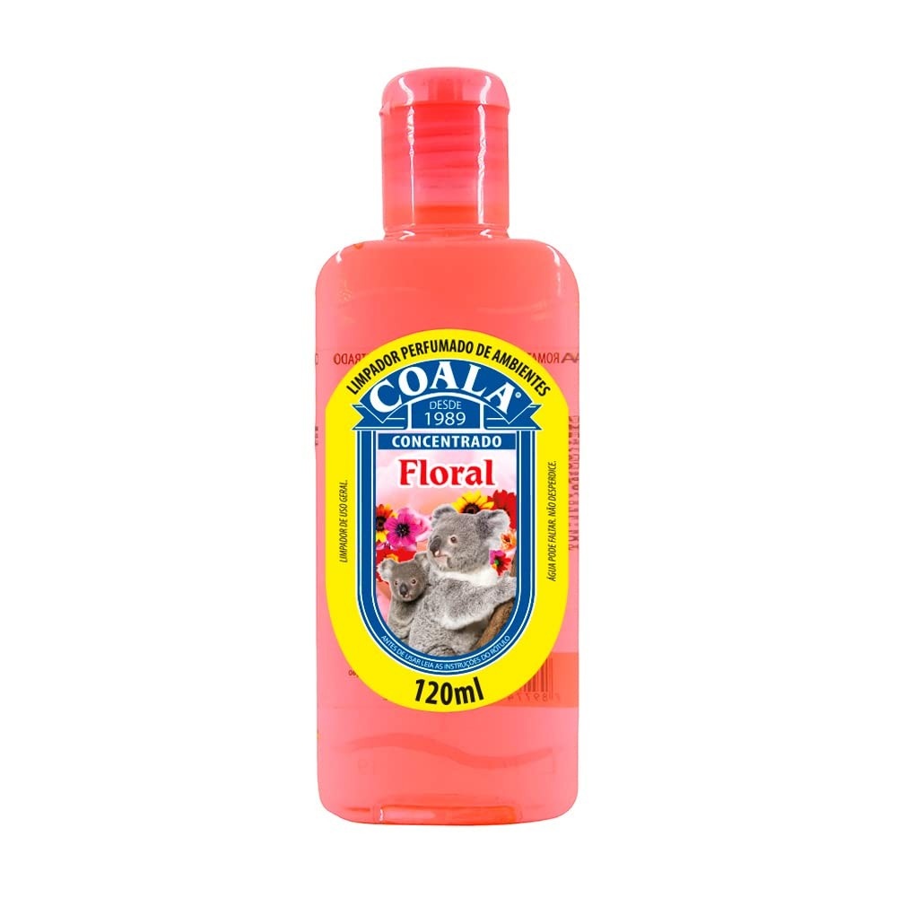 Desinfetante Coala Essência Flores 120ml - Fragrância Refinada e Higiene Total