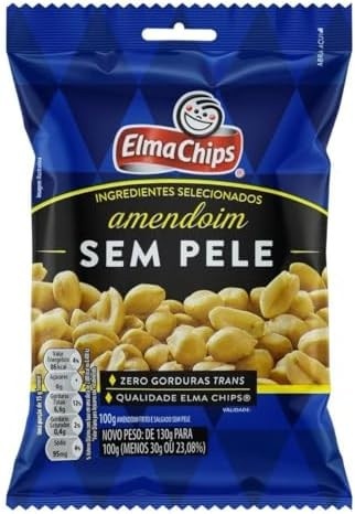 Amendoim Frito E Salgado Elma Chips 100G