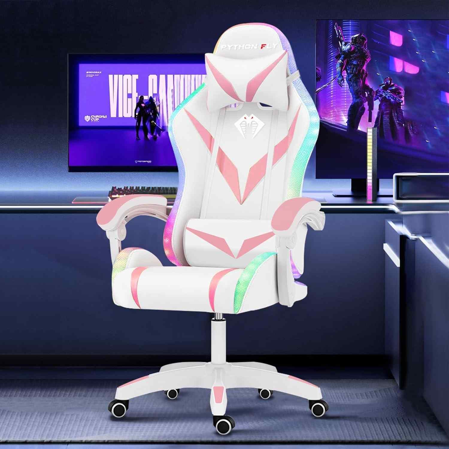 e-gamer-cadeira-a-iluminacao-design-fly-python-encosto-rgb-reclinavel-com-ergonomico-rosa-a