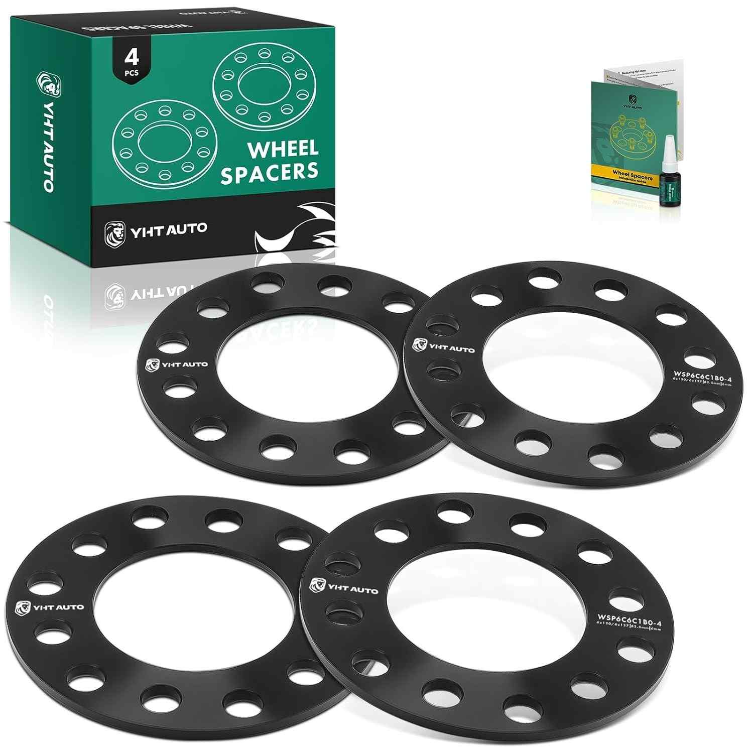 Espaçadores de Roda YHTAUTO 6x120mm/6x127mm: Estabilidade e Estilo para seu Chevrolet, GMC e mais!