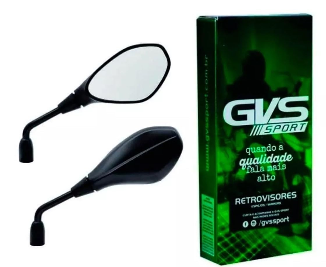 Retrovisor Mini GVS SPORT F800 GS 650 BMW - Estilo e Segurança para Honda Titan e Mais!