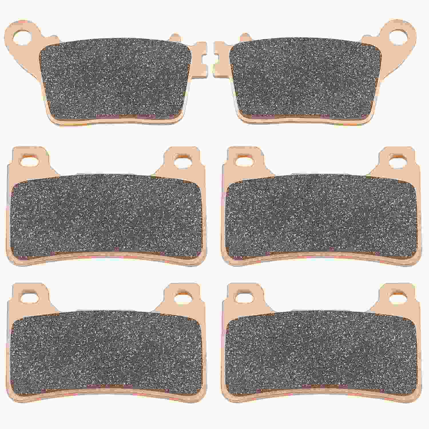 Pastilhas de Freio Sinterizadas LOCOPOW Dianteiras e Traseiras para Honda CBR 600RR e CBR 1000RR (2006-2017)