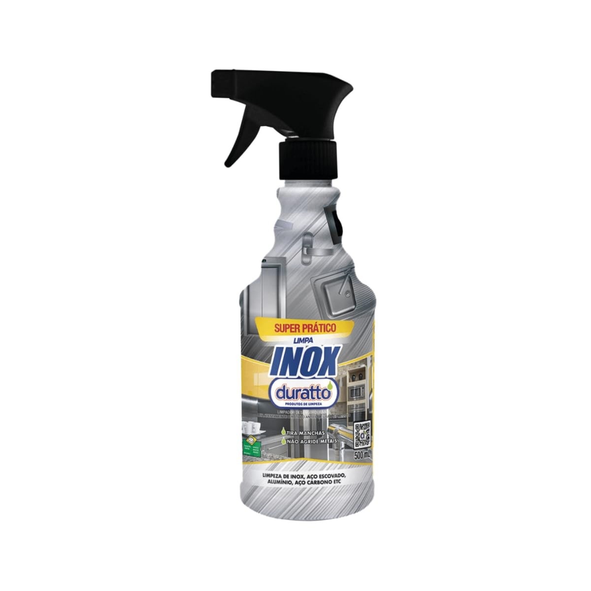 Limpa Inox Premium - Brilho e Proteção para Superfícies Metálicas, 500ml