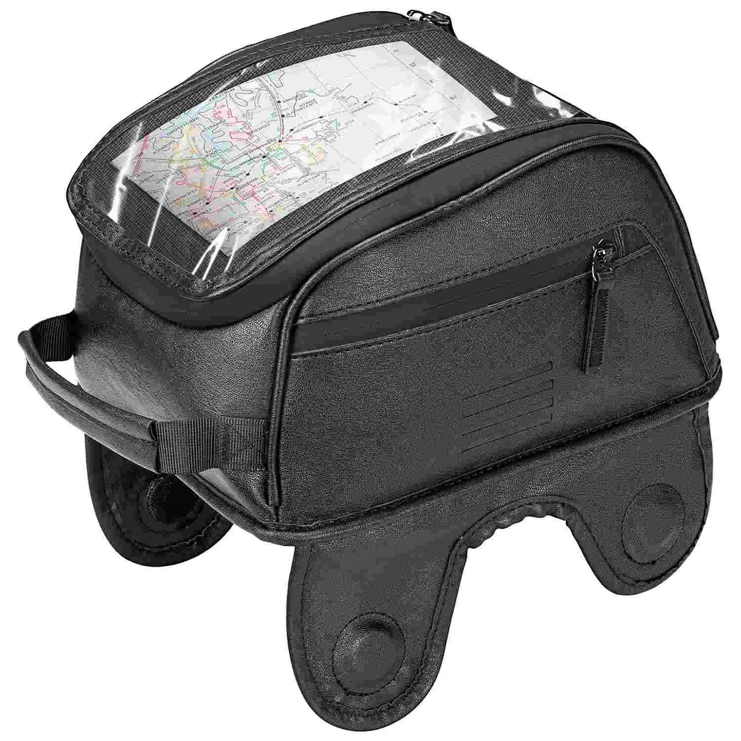 Bolsa de Tanque KEMIMOTO 7L: Magnética, Impermeável e com Tela Touch para Motos