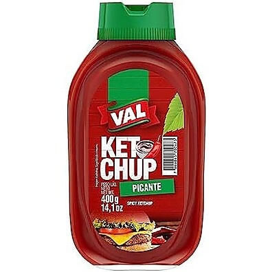 Ketchup Picante VAL 400G: Toque Ardente e Sabor Único!