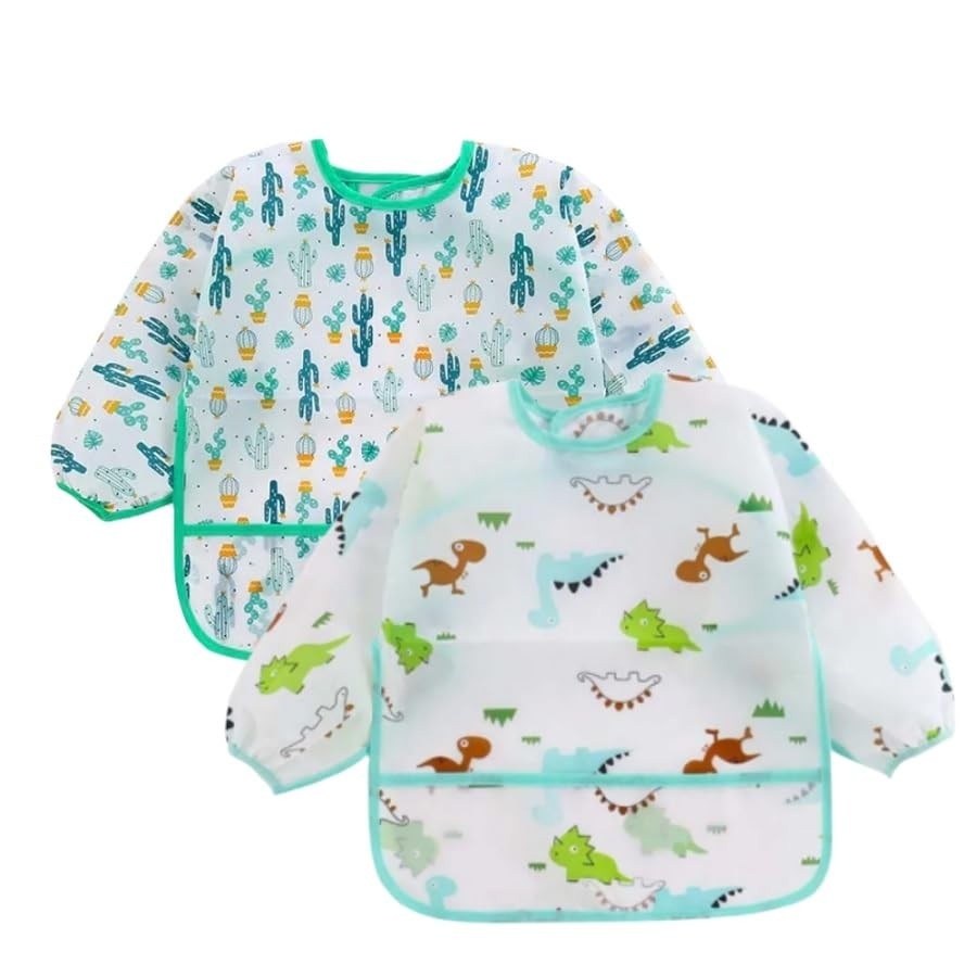 e-kit-dino-infantil-unidades-2-a-manga-com-babador-estampas-cactos-longa-a