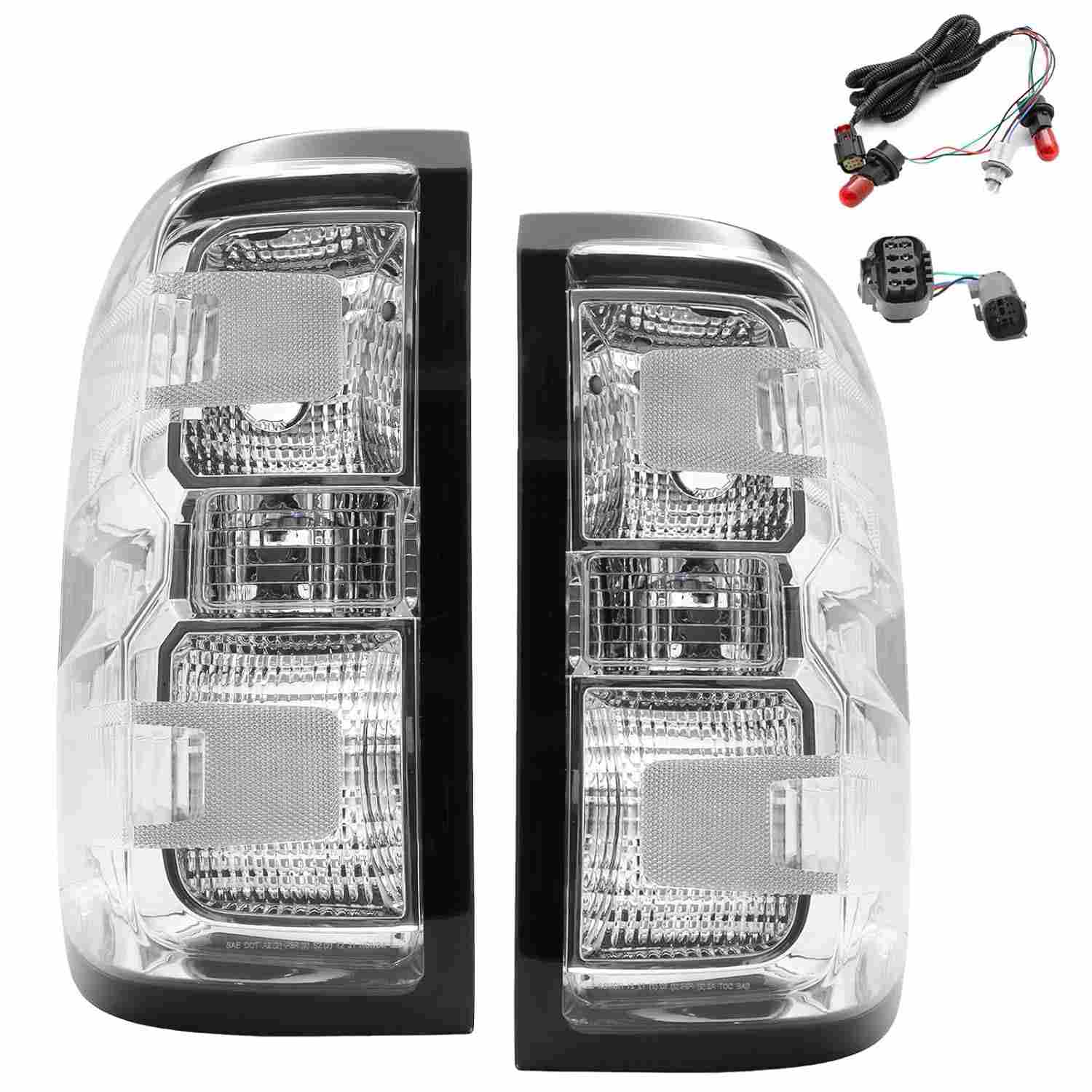 Kit Lanterna Traseira para Chevy Silverado 1500/2500/3500 HD (2014-2019) - Qualidade e Durabilidade