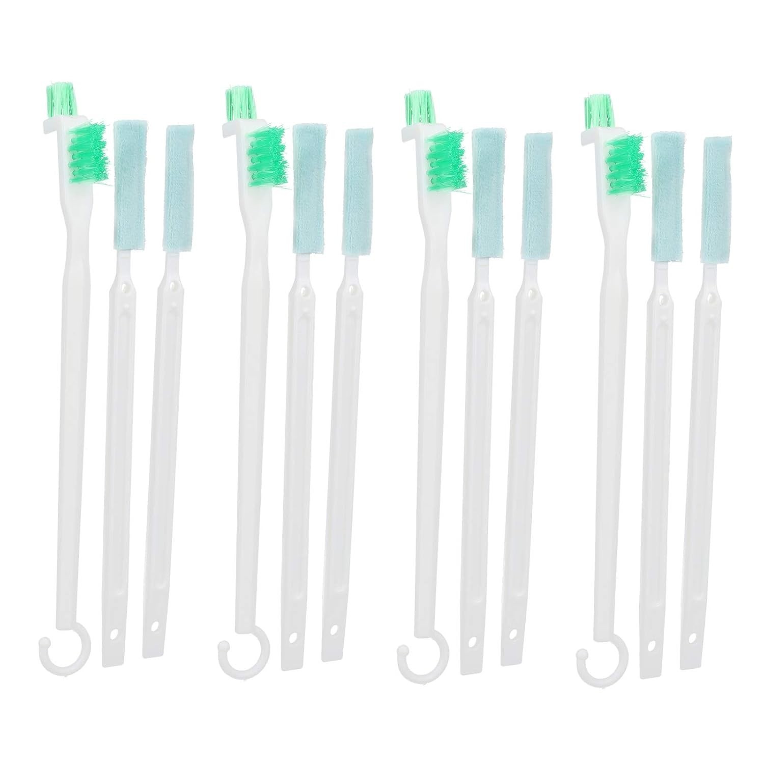 Kit Escovas de Limpeza para Garrafas e Mamadeiras - Nylon Macio e Hastes Flexíveis