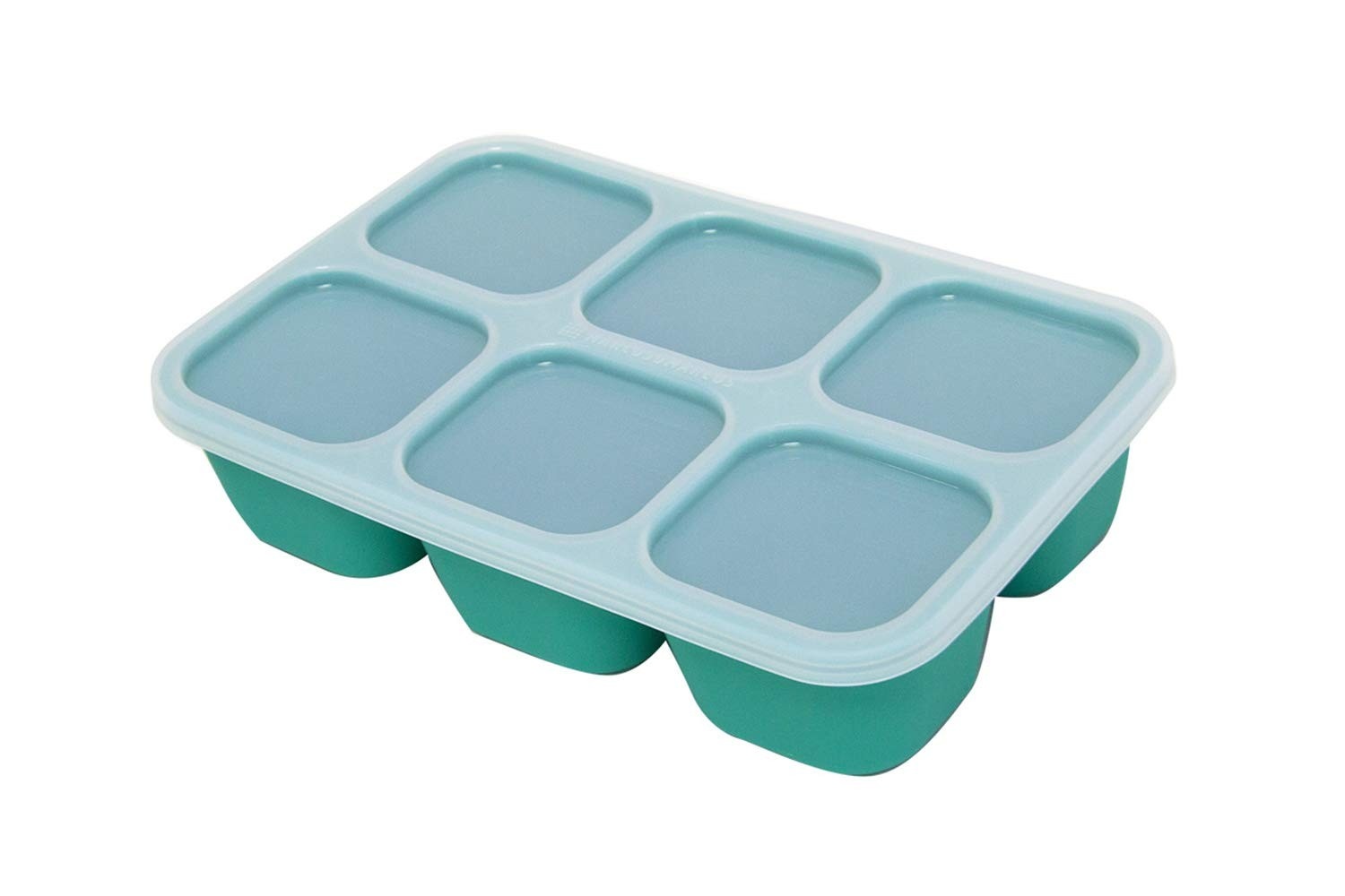 Forma para Congelar Elefante Marcus E Marcus - Silicone Macio, 6 Compartimentos, Tampa e Design Divertido