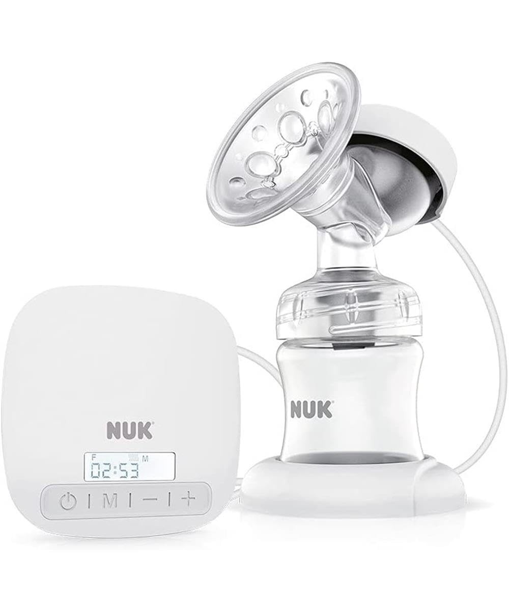 NUK Bomba Elétrica Comfort Single Branco - Extração Confortável e Natural