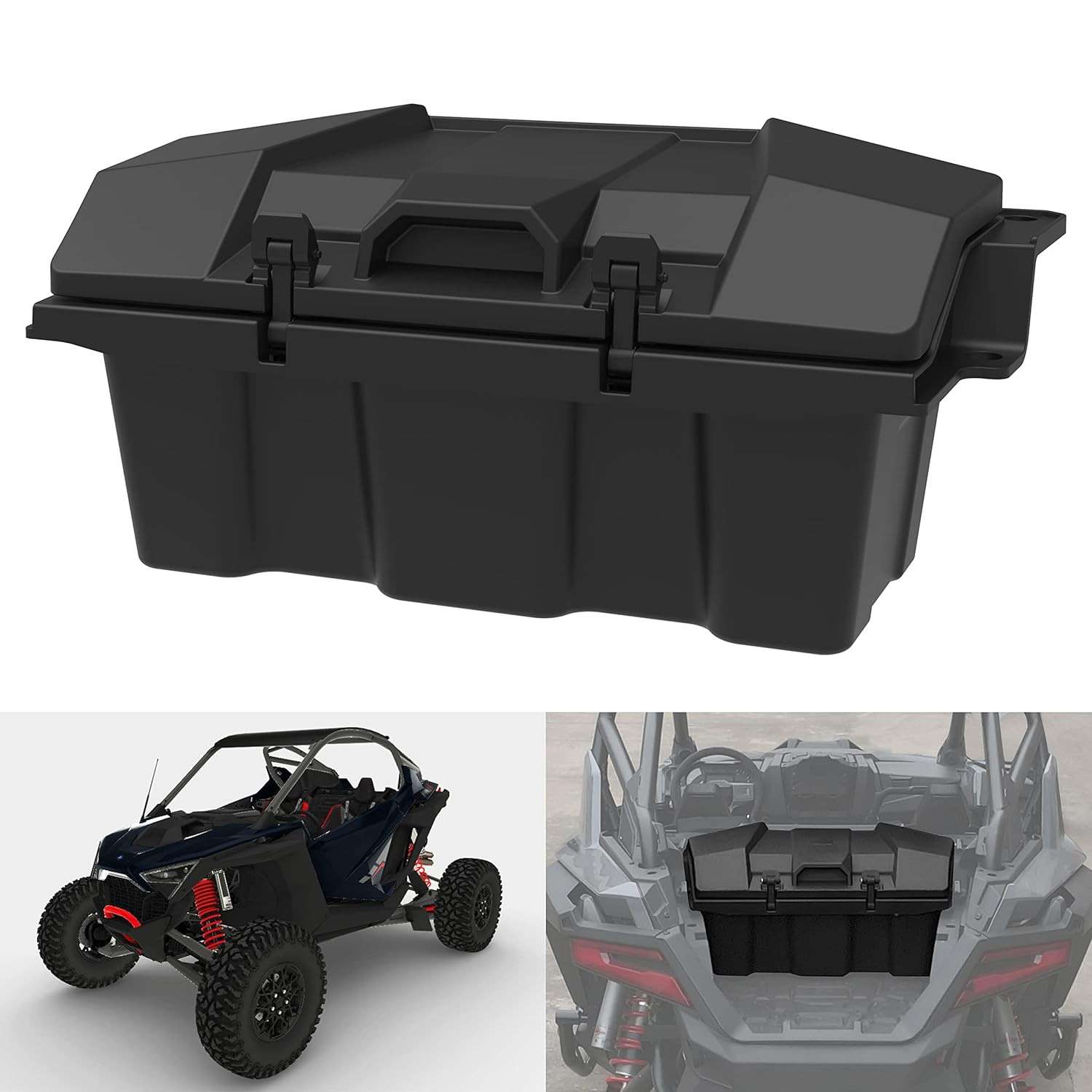 Caixa de Carga UTV SAUTVS 60QT para RZR Pro R (2022-2024) - Resistente à Água e Poeira | Peça OEM #2884235