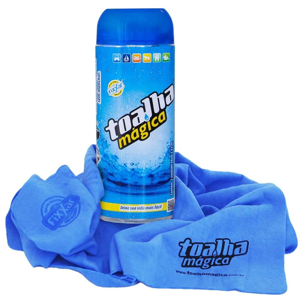 Toalha Mágica Fixxar A Original - Ultra Absorvente e Compacta para Viagens e Esportes