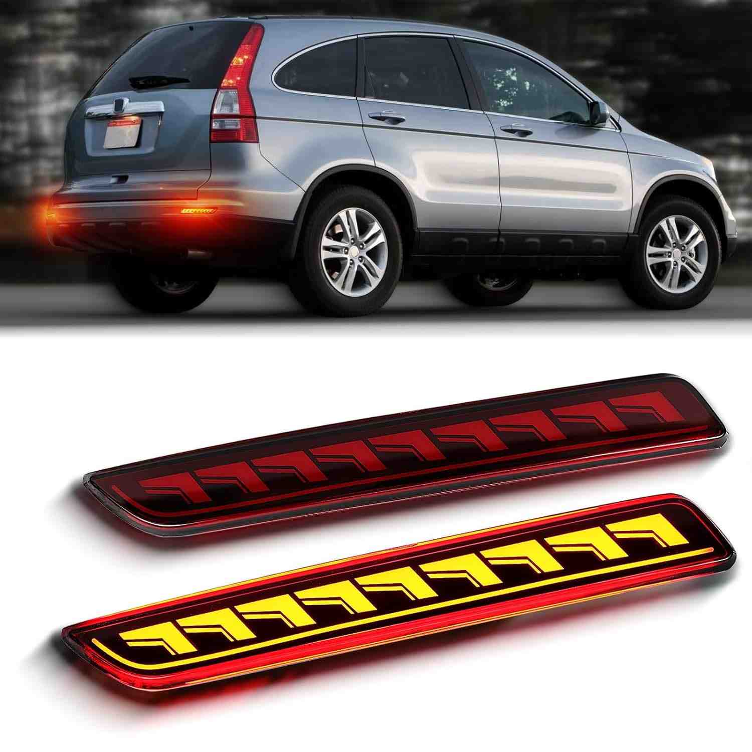 Luz de Neblina e Seta LED Sequencial para Honda CR-V 2010-2011: Segurança e Estilo Moderno