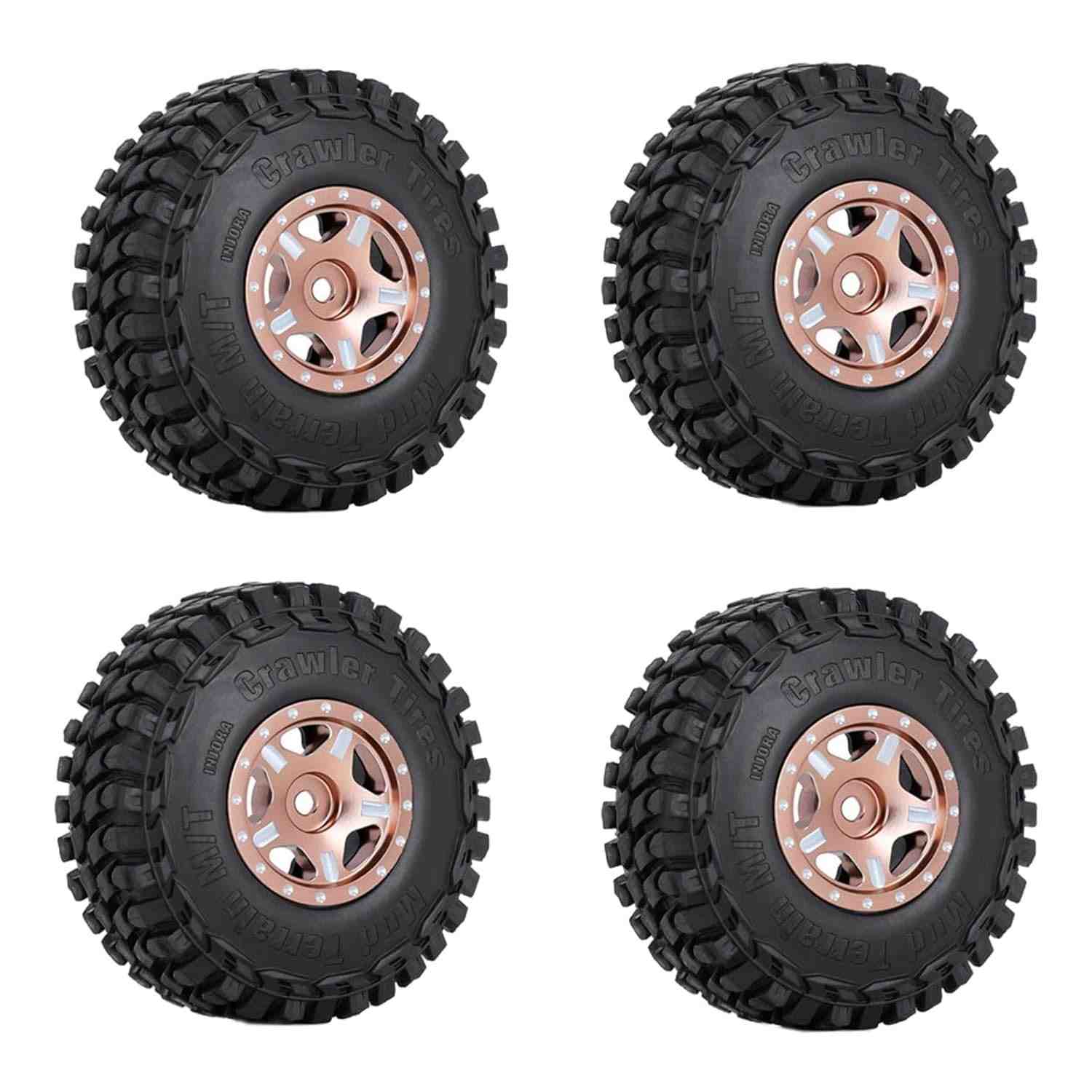 Pneus e Rodas Light Gold para Carros 1/24 AXI00002: Performance e Durabilidade Off-Road