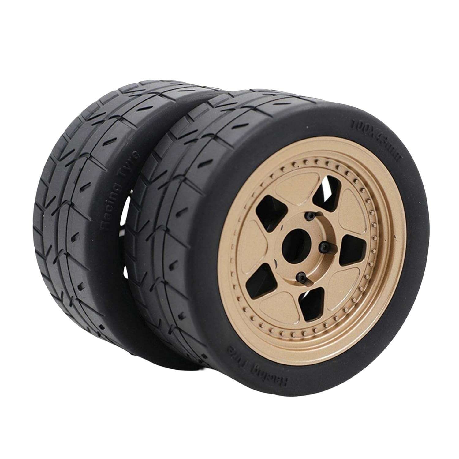 Conjunto de Pneus de Rally 1/7: Borracha Resistente para Máxima Performance e Durabilidade