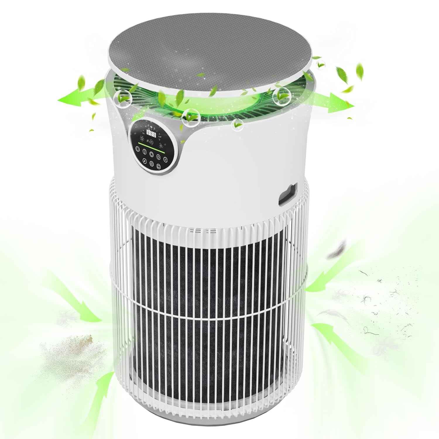 Purificador de Ar para Pets com HEPA H13, Controle App e Sensor PM2.5 - Ideal para Ambientes com Animais