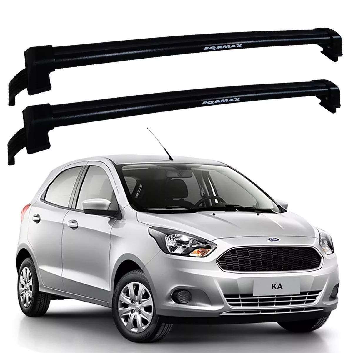 Rack Eqmax New Wave para Ford Ka e Ka+ 4P (2015-2022) - Preto
