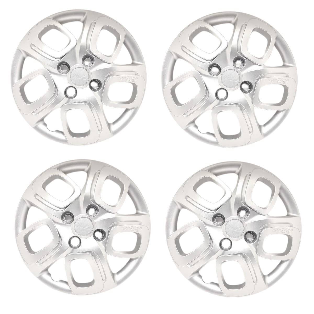 Kit 4 Calotas Aro 14 Prata para Uno Way 2015-2016 - Design Moderno e Proteção