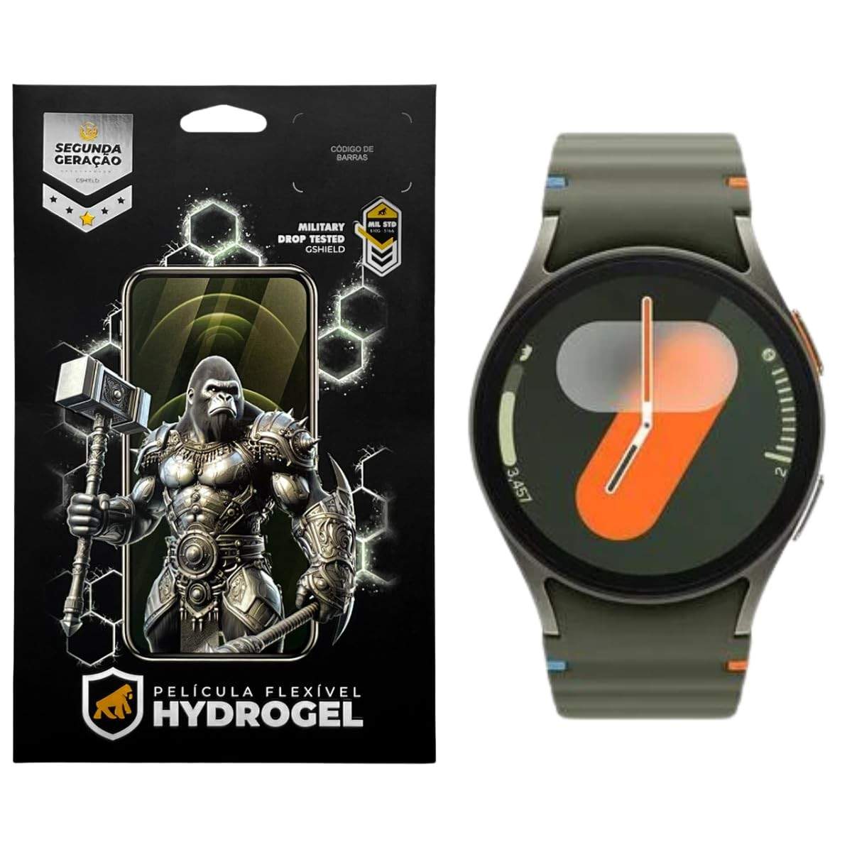 Película Hydrogel Gshield HD para Galaxy Watch 7 (40mm): Proteção Imbatível e Visão Cristalina