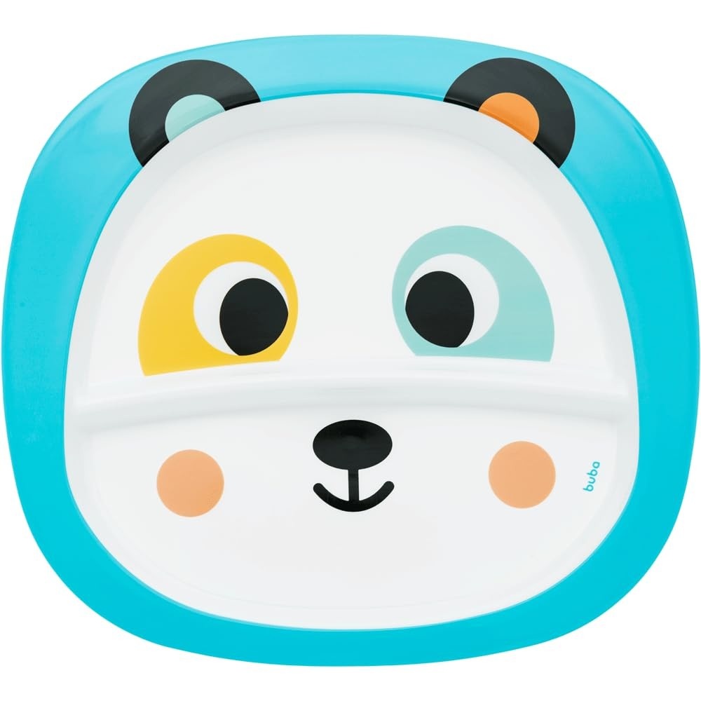 Pratinho Infantil Bubazoo Panda - Seguro, Divertido e Prático para Refeições Saudáveis