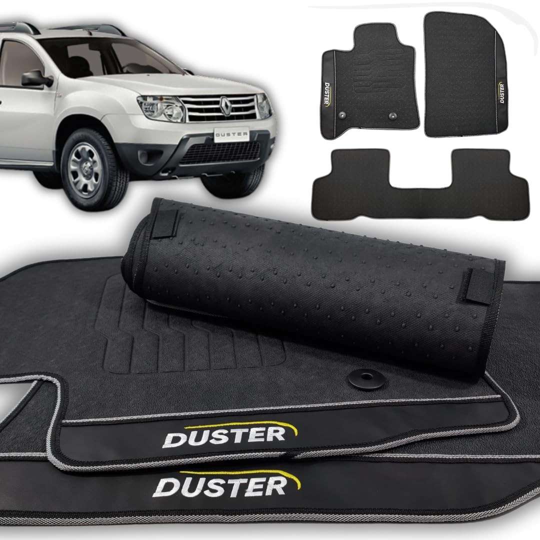 Tapete Duster 2012-2015 Emborrachado Premium Personalizado - Proteção e Estilo!