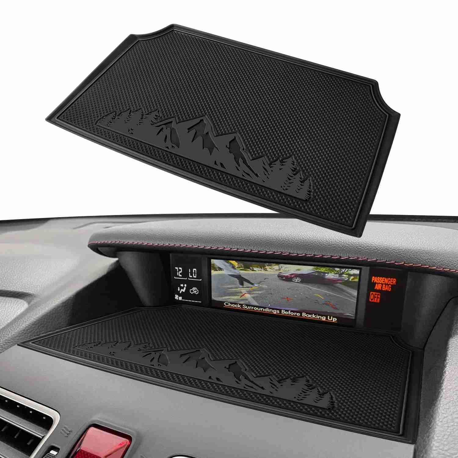 Tapete de Painel Antiderrapante Premium para Subaru Crosstrek, Forester e Impreza | Proteção e Estilo