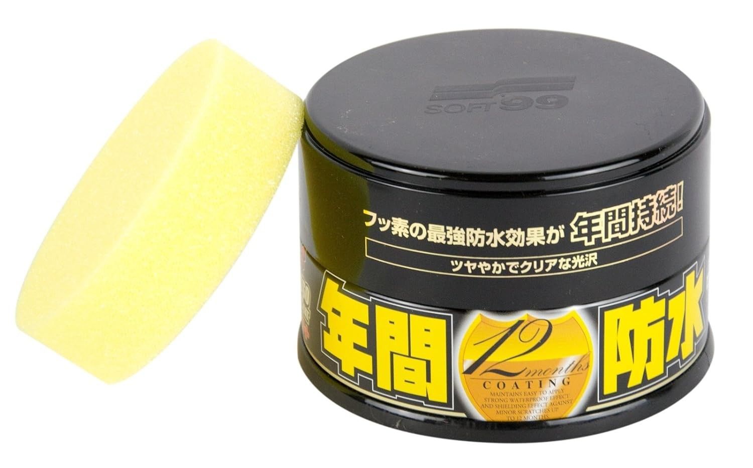 Soft99 Fusso Coat Black 200g: Cera Selante Premium para Brilho Intenso e Proteção Duradoura