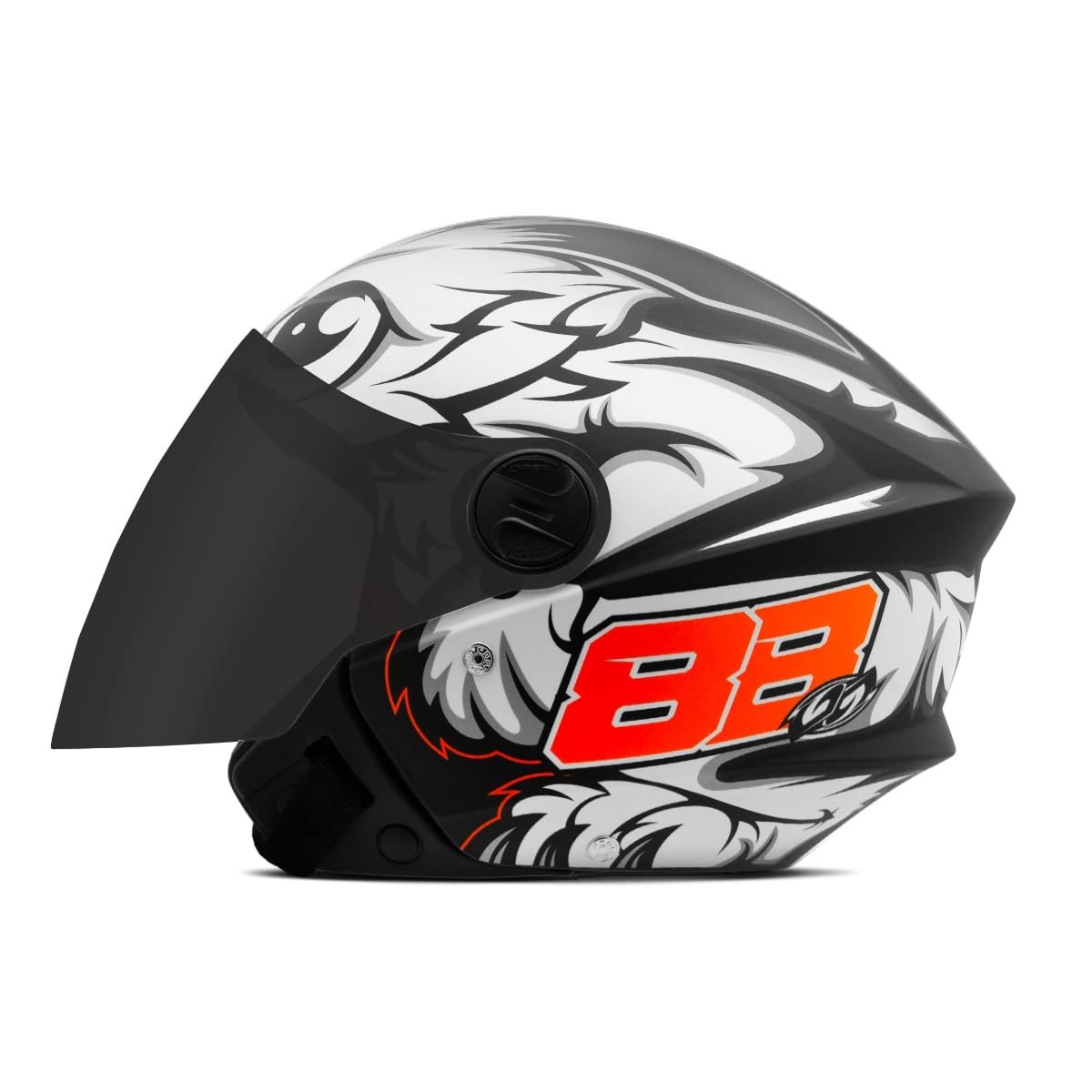 Capacete Aberto Pro Tork New Liberty 3 GP 88 Fosco Preto - Segurança e Estilo para Você!