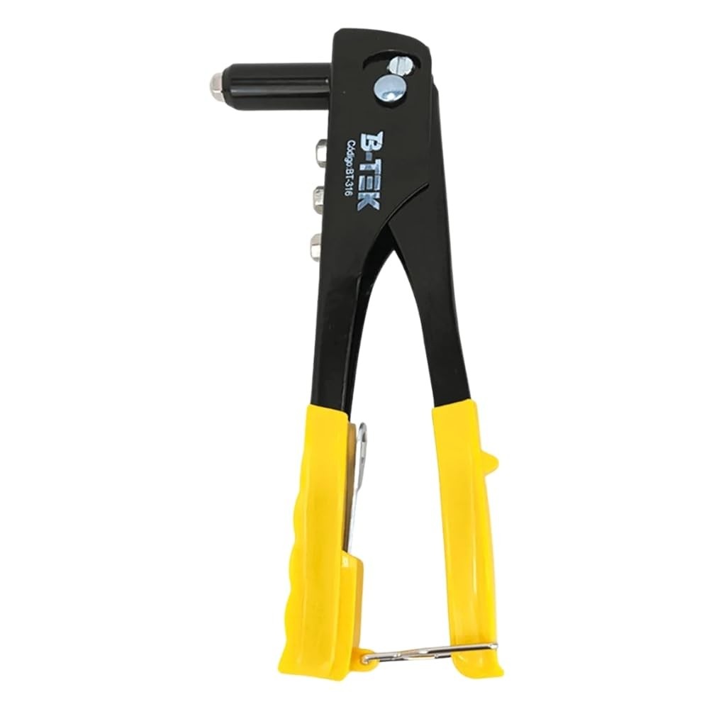 Rebitador Manual Profissional 9.5" com 50 Rebites - Ferramenta Essencial para Reparos e Projetos