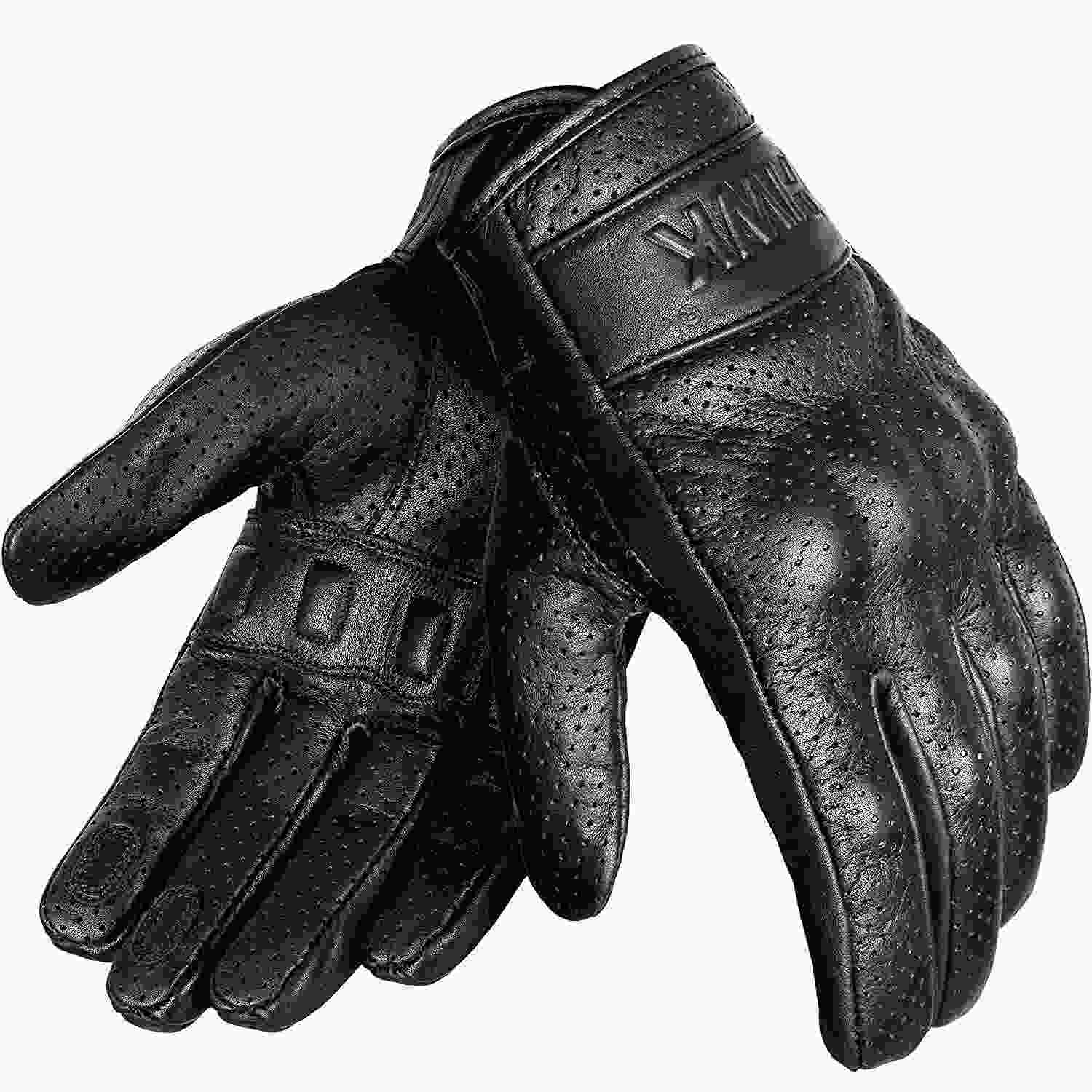 Luvas de Couro HWK Masculinas: Proteção e Estilo para Motociclistas
