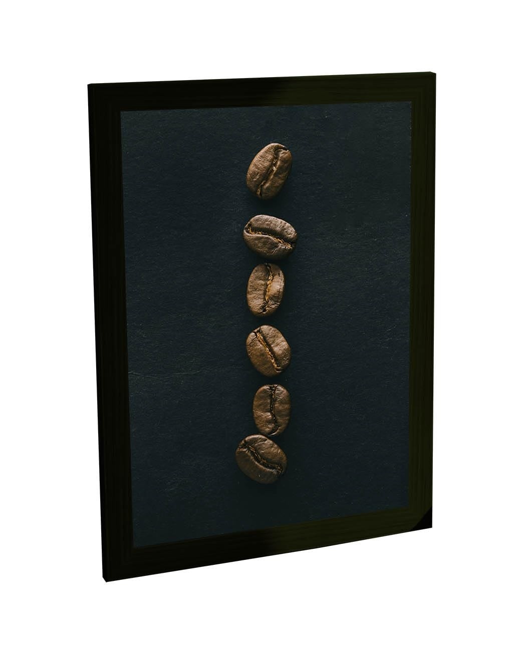 Quadro Decorativo Café com Grãos - Moldura Moderna para Cozinha, Sala e Quarto