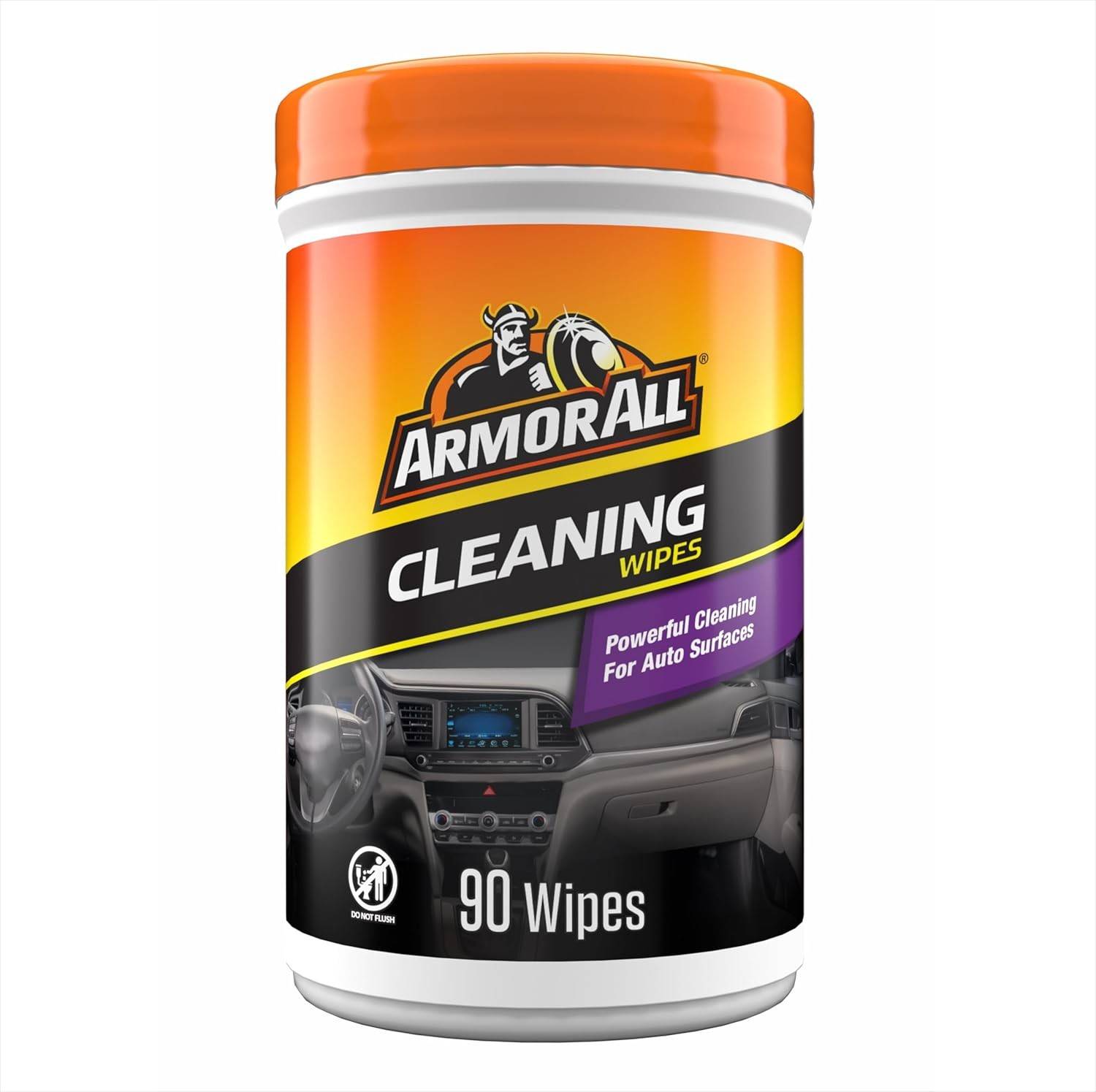 Armor All Limpeza Rápida: Toalhetes para Interior e Exterior do Carro (90 unidades)