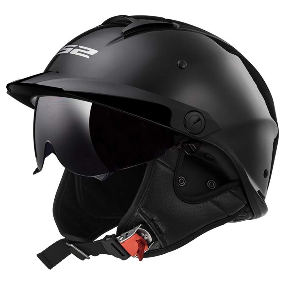 Capacete LS2 Rebellion: Estilo e Segurança para sua Moto (Preto Brilhante)